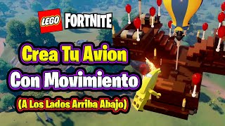 Guia  Mecanismo  Como Crear Un Avión Con Movimiento a Cualquier Dirección Lego Fortnite [upl. by Stav]