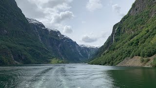 Glimpses of Sognefjord Norway travel beautifulplaces scenicviews luxury [upl. by Baldridge]