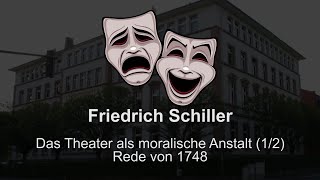 Theatertheorien 01  Einführung und Friedrich Schiller 12 [upl. by Erin]