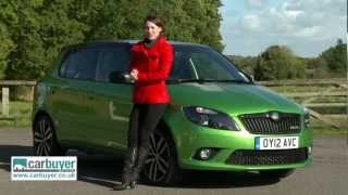 Skoda Fabia vRS hatchback review  CarBuyer [upl. by Eladnar]