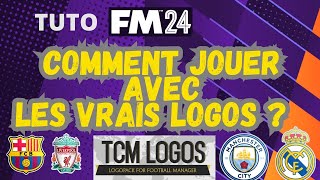 FM GUIDE FM24 COMMENT AJOUTER LES VRAIS LOGOS DANS FM24 [upl. by Hsaka446]