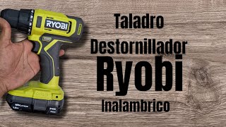 Taladro destornillador Ryobi inalambrico revisión y prueba [upl. by Ballou514]