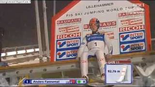 Anders Fannemel 119m Lillehammer 2009 [upl. by Bridges]