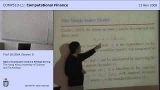 Lecture 18  The Capital Assets Pricing Model [upl. by Gausman]