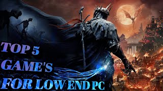 Top 5 Games For Low End PC Open World 2GB RAM No Graphic Card [upl. by Fanchon]