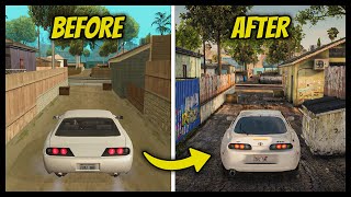 I Remastered GTA San Andreas With Mods [upl. by Idaf833]