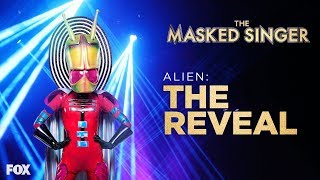 The Alien Is Revealed  Season 1 Ep 7  THE MASKED SINGER [upl. by Ettennej243]