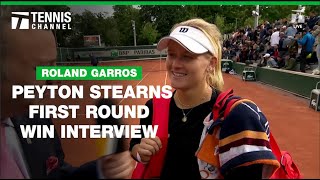 Peyton Stearns Shows Her Mental Toughness With Three Set Win  2024 Roland Garros First Round [upl. by Ameerak]