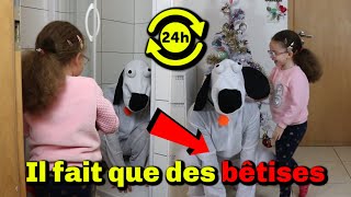 24H avec un CHIEN mal éduqué [upl. by Nelak]