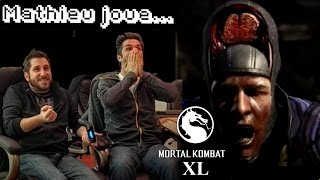 Billy Tellier Joue Mortal Kombat XL  Mathieu Joue [upl. by Anitan]