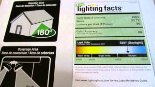 Review of the Utilitech Pro Security LED Motion Activated Security Light [upl. by Martelle]