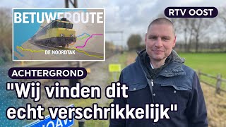 Noordtak Betuweroute duizenden extra goederentreinen door Overijssel  RTV Oost [upl. by Seldan325]