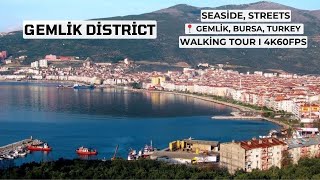 Gemlik District I Bursa Turkey I Walking Tour I 4K60FPS gemlik bursa walkingtour [upl. by Salguod]