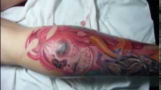 tattoo cdsm flash Сильвия Джи Sylvia Ji [upl. by Toogood]