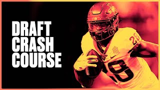 Top Running Back Draft Prospects and the NFL Teams Who Need RBs  Draft Crash Course Live E2 [upl. by Siobhan969]