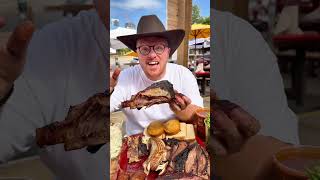 Best Texas bbq bbq texas foodie shorts [upl. by Idnir]