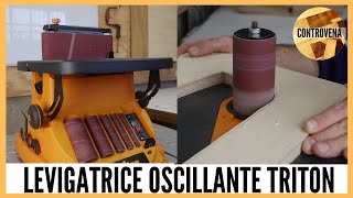 Recensione Levigatrice a mandrino oscillante TRITON TSPST 450  Falegnameria legno e fai da te [upl. by Tiebold]