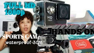 SET up Sports Cam FULL HD 1080pUNBOXING and HANDSON [upl. by Fuhrman]