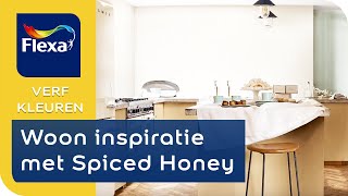 Woon inspiratie Spiced Honey in de woonkamer slaapkamer of keuken  Flexa verf [upl. by Jamal782]