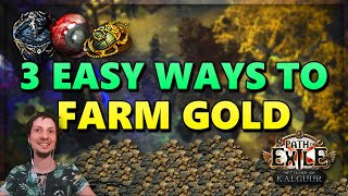 220K gold per hour  Testing easy gold farming strategies  PoE 862 [upl. by Kerekes]