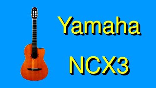 Yamaha NCX3 Red Cedar electro acoustic classical guitar Beautiful [upl. by Otrevlig]