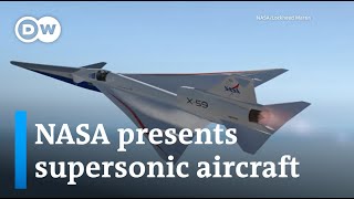 NASA aircraft X59  supersonic like the Concorde only better  DW News [upl. by Morven661]