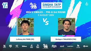 LPHAM Vs NONTAGORN  SINGHA TATP CHAMPIONSHIP 2024 MS PreQ  2nd Round [upl. by Araas]