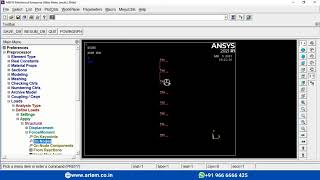 Force application on nodes by using APDL Scripting  Ansys APDL 51 [upl. by Apthorp843]