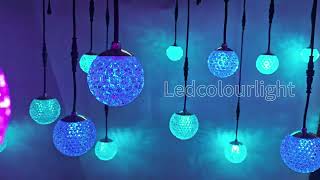 Crystal RGB light outdoor decoration lights for weddingGardens [upl. by Nylyoj]