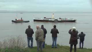 PS Medway Queen  Avonmouth  Portishead  151113 [upl. by Hardwick252]