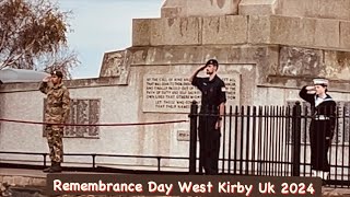 Remembrance day  West Kirby 2024  Deepesh Vadher [upl. by Ecirtnahs591]