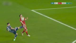 Granit Xhaka straight red card against Liverpool [upl. by Adirahs]