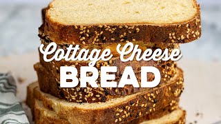 Easy amp Delicious Cottage Cheese Bread  Supergolden Bakes [upl. by Girovard304]