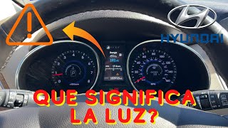 Que Significa La Luz De Triangulo De Mi Hyundai Triangle Warning Light [upl. by Yclehc]