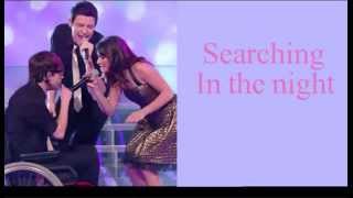 Glee Dont Stop Believing X Factor UK Lyrics [upl. by Kizzie]