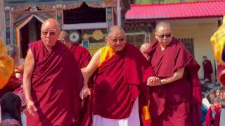 Sakya Gongma Trichen Rinpoche Visit A Bhutan  Himalayan Buddhist Monks [upl. by Lari]