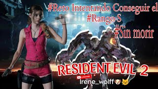 Resident evil 2  Reto conseguir el rango S   Claire A [upl. by Assilym]