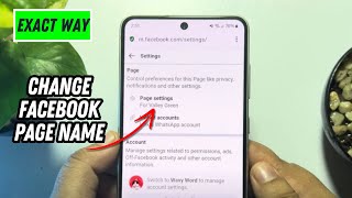 How To Change Facebook Page Name 2024 New Update [upl. by Pancho]