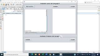 Analizador Léxico y Sintáctico del lenguaje R [upl. by Imit577]