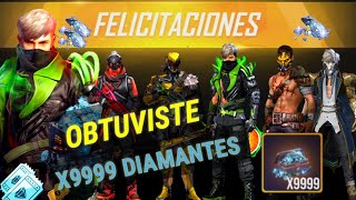 CONSIGO 9999 DIAMANTES GRATIS Y COMPRO TODOS LOS TRAJES QUE SIEMPRE QUISE EN FREE FIRE [upl. by Yajet97]