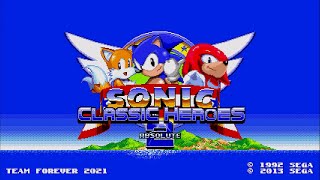 Sonic 2 Absolute Classic Heroes Edition ✪ First Look Gameplay 1080p60fps [upl. by Gnehp]