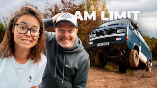 SCHON KAPUTT OFFROAD MIT DEM T3 SYNCRO  VW T3 SYNCRO  143 [upl. by Nosimaj]