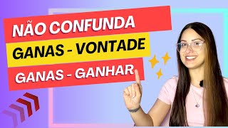 Não confunda a palavra GANAS´´ em espanhol Pode ser vontade ou ganhar [upl. by Anelis]