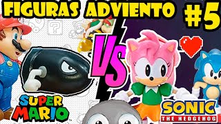 DIA 5 SONIC VS MARIO RETO faltan 20 días para Navidad AMY CLASICA Figuras Calendario Adviento 2022 [upl. by Niliram]