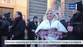 Sicurezza imponente per la Prima della Scala sul palco il Don Carlo di Giuseppe Verdi [upl. by Aviva526]