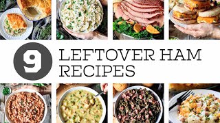 Leftover Ham 9 Ways to Use It Up [upl. by Kosak]