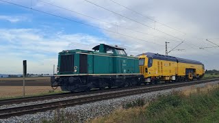 Dieselpower am 191024 an der Passauer Strecke in Osterhofen mit ÖBB Railjet Umleiterverkehr SBB [upl. by Halsy]