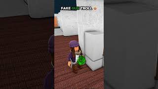 FAKE GUN TROLLING IN MM2 😂 roblox mm2 [upl. by Alvina535]