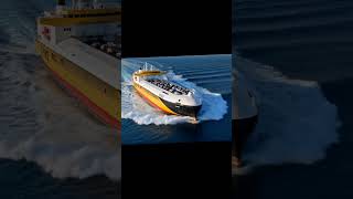 Ro ro ship🚢 bigship sea sealife viralreels viralvideo subscribemychannel merchantvessel [upl. by Aletse]