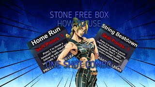 YBA STONE FREE BOX SHOWCASE ONE SHOT COMBO 1 VS 1 [upl. by Lunna925]